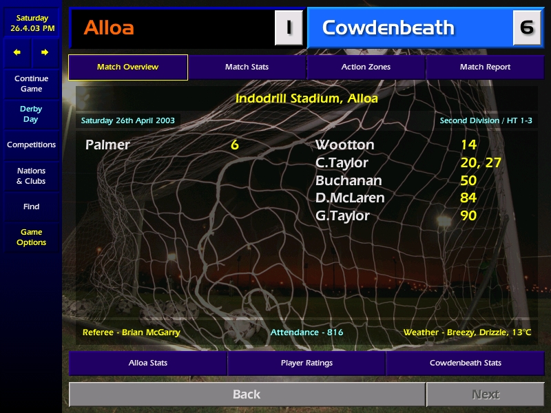 Season 2 - Several victories including brave comeback and big away win to steal the 2nd place ! What a crazy night ! I'll record the last match tonight and you'll se the result tomorrow. Besides, this match is being played on my birthday   #CM0102  #DerbyDay