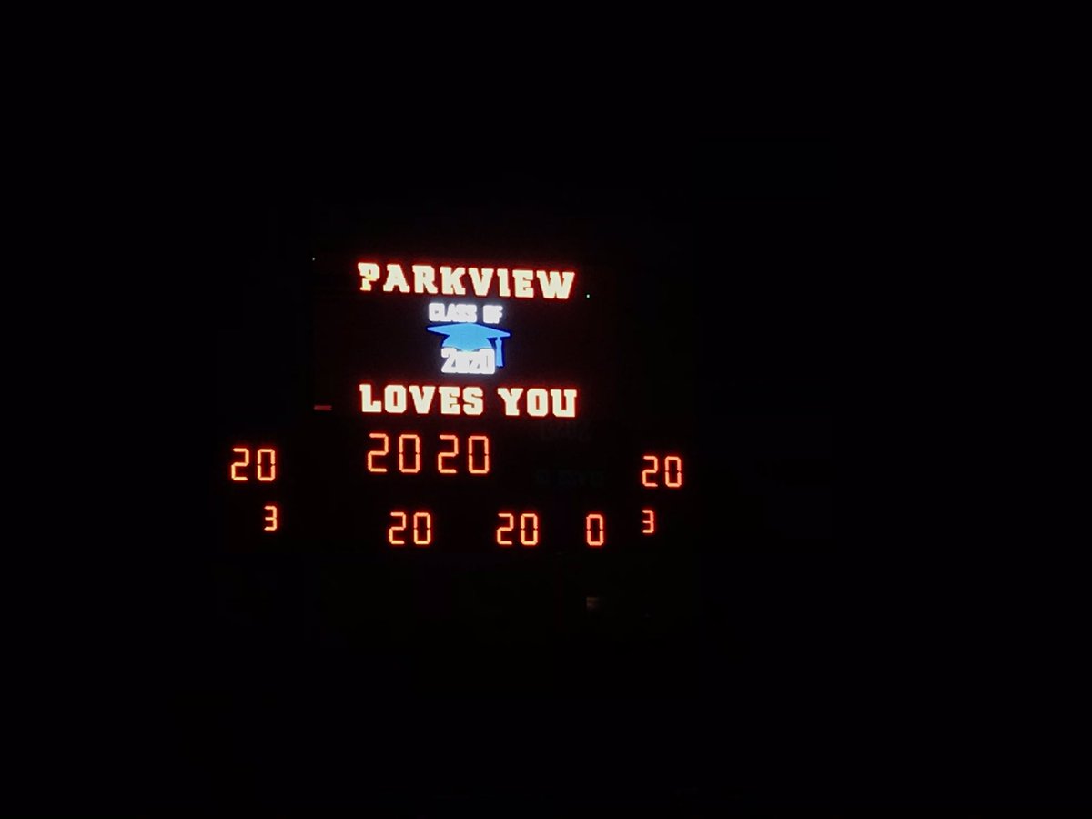 ParkviewAD's tweet photo. Class of 2020 Parkview loves you! #BeTheLight #unitedpursuit https://t.co/ElpXlfiauJ