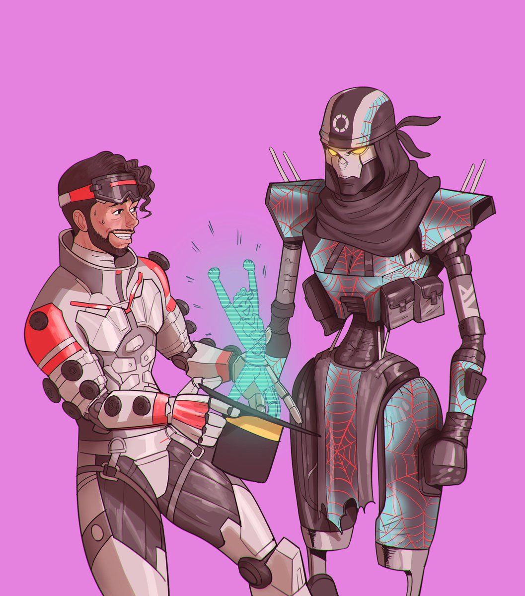 #ApexLegends @PlayApex #ApexLegendsFanart #fanart #Mirage #Revenant.