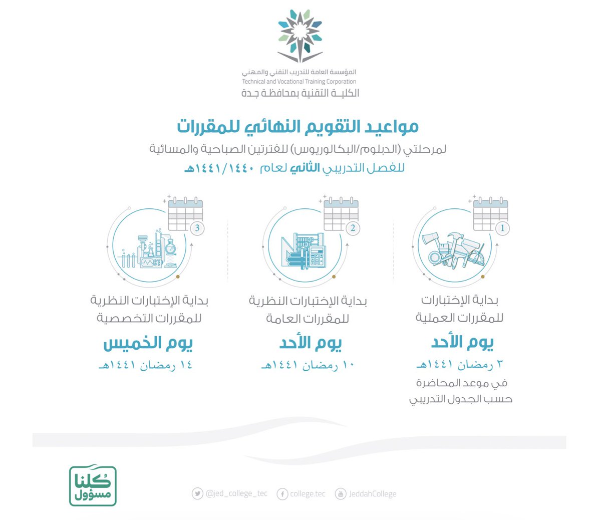 المؤسسة العامة للتدريب التقني والمهني تعلن عن فتح باب التسجيل الكلية التقنية ثقفني