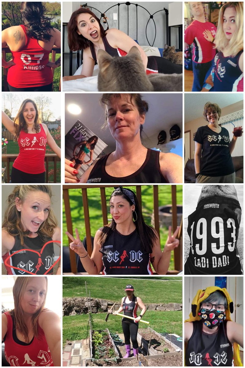 Your favorite Chix are still rockin' that team spirit, even during social isolation. Together Apart! 
#SCDC
#DerbyJerseyFriday