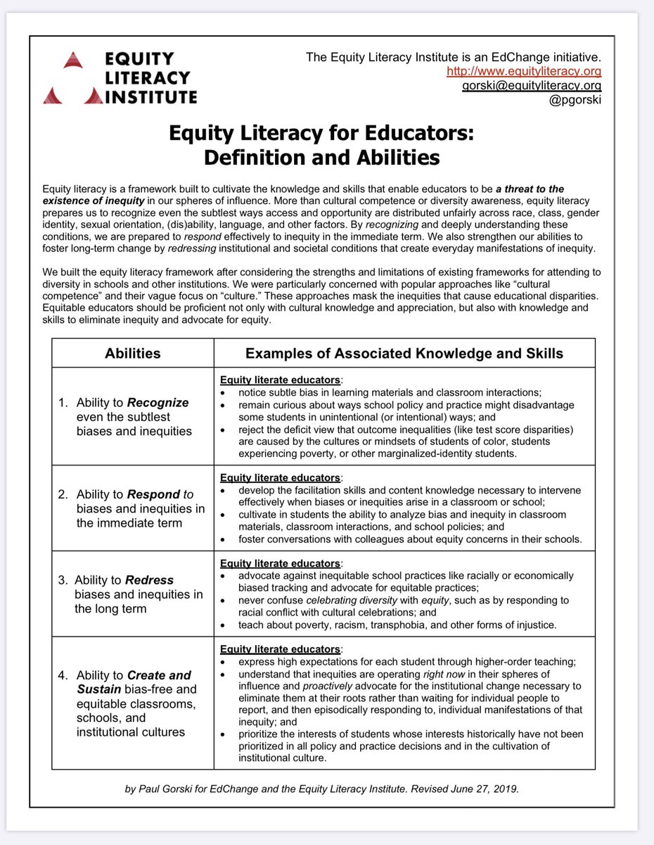Annika Pint On Twitter Learn About Develop The Knowledge Skills Needed To Become A Threat To The Existence Of Inequity In Your Spheres Of Influence By Registering For Introduction