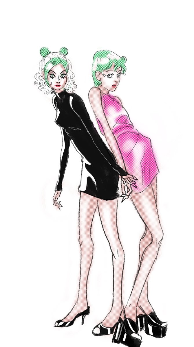 sketch study turned jolyne &amp; ff <3 