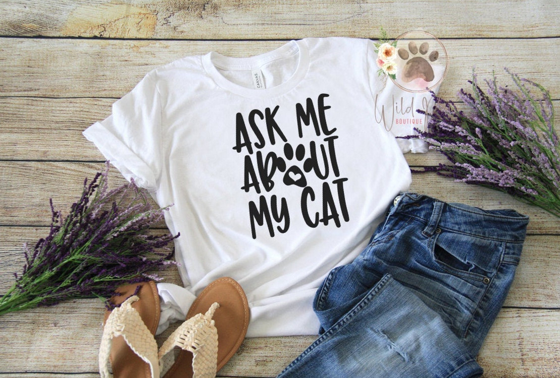 Excited to share the latest addition to my #etsy shop: Ask Me About My Cat T-Shirt etsy.me/3ecObSt #white #black #catlovertee #catlovertshirt #catmomtee #catmomtshirt #cattshirtcattee #catlovergift #wildpawboutique

Visit the shop: wildpawboutique.etsy.com