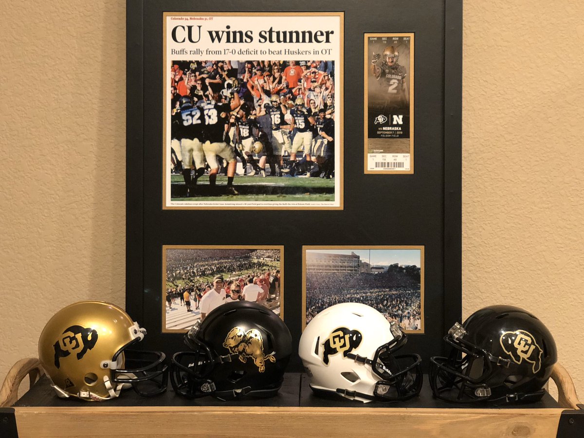 @CUBuffsFootball It’s almost like I’ve been ready for this final 4 matchup my entire life... #CUHelmetMadness @CUBuffsFootball