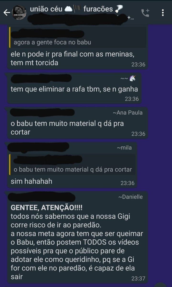 desativadxoo's tweet photo. a torcida dessa tal de lixelly nem é desesperada nao
exponho msm fodasse;
#BBB20 #TropaDoBabu https://t.co/aflS3usQN4