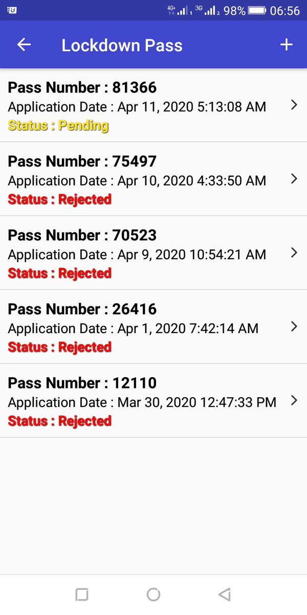 @RajSampark refer my requests 4 Lockdown pass 12110,26416,70523,75497 which have been rejected despite detailed genuine reasons & 81366 is pending. cc : @RajCMO bcc Shri  @ashokgehlot51 Refer attached I m a Volunteer in  http://mygov.in  under IT,Law&Order&Traffic Management
