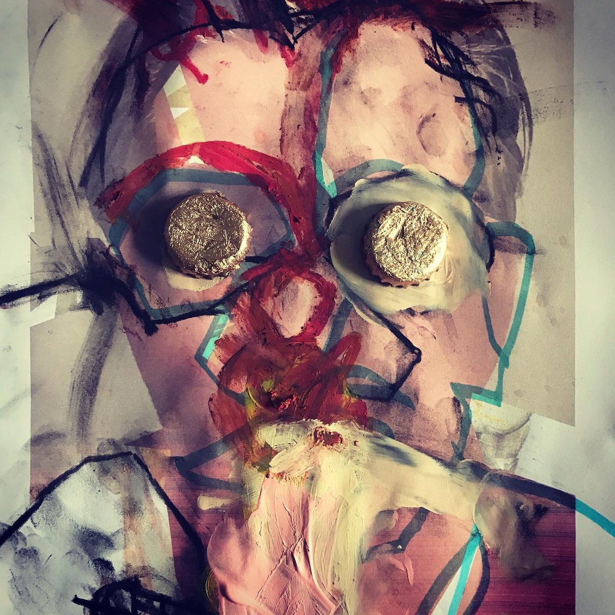 Prusko_Artist's tweet photo. Last night's #production (edited) ... by @prusko_artist #2020 #drawing #brooklyn #bklyn #brooklynart https://t.co/CbHe9oq9yT