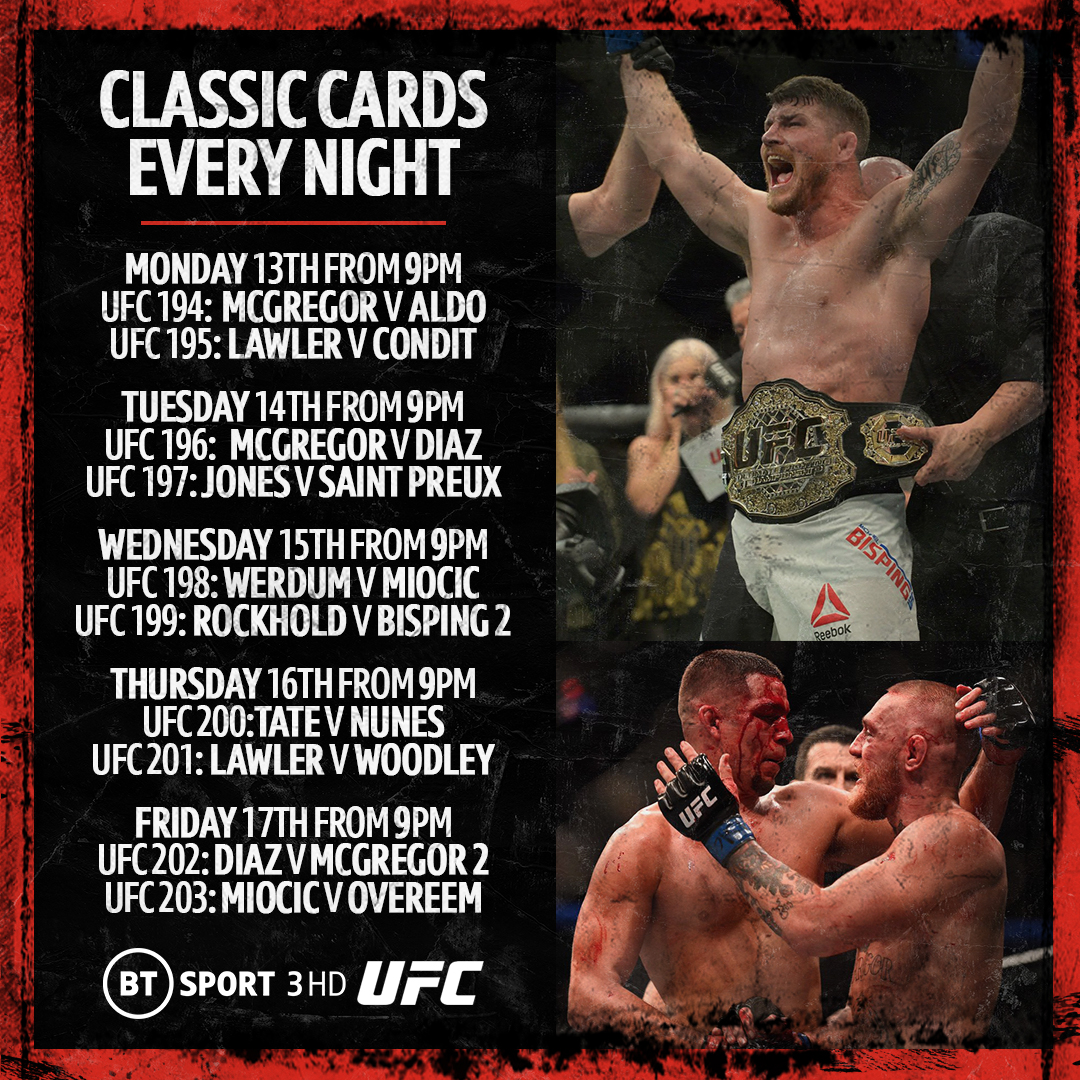 ufcontnt's tweet photo. ๐๐ค๐ฃ๐๐๐ฎ
#UFC194 ๐บ๐ธ
#UFC195 ๐บ๐ธ
๐๐ช๐๐จ๐๐๐ฎ
#UFC196 ๐บ๐ธ
#UFC197 ๐บ๐ธ
๐๐๐๐ฃ๐๐จ๐๐๐ฎ
#UFC198 ๐ง๐ท
#UFC199 ๐บ๐ธ
๐๐๐ช๐ง๐จ๐๐๐ฎ
#UFC200 ๐บ๐ธ
#UFC201 ๐บ๐ธ
๐๐ง๐๐๐๐ฎ
#UFC202 ๐บ๐ธ
#UFC203 ๐บ๐ธ
Hope this helps you get over #UFC249 being postponed ๐ https://t.co/sMvYq7XcEK