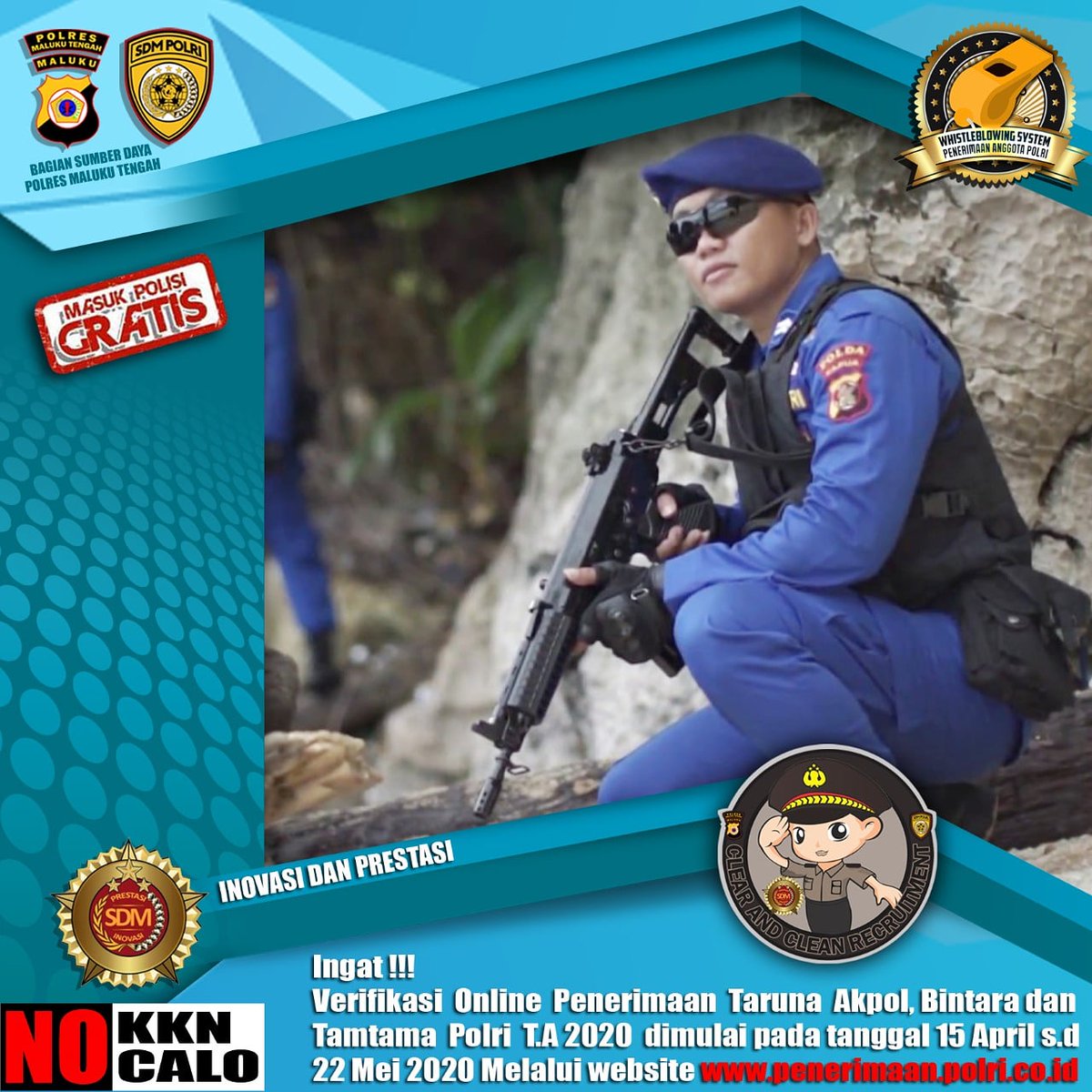 Waipia1's tweet photo. #rekrutmen_polri
#ssdm_polri
#birosdm_polda maluku
#humas_polda_maluku
#info_ssdm
#berprestasidaninovatif
#penerimaanpolri2020
#masukPolisiGratis https://t.co/ZtEgXT3l5i