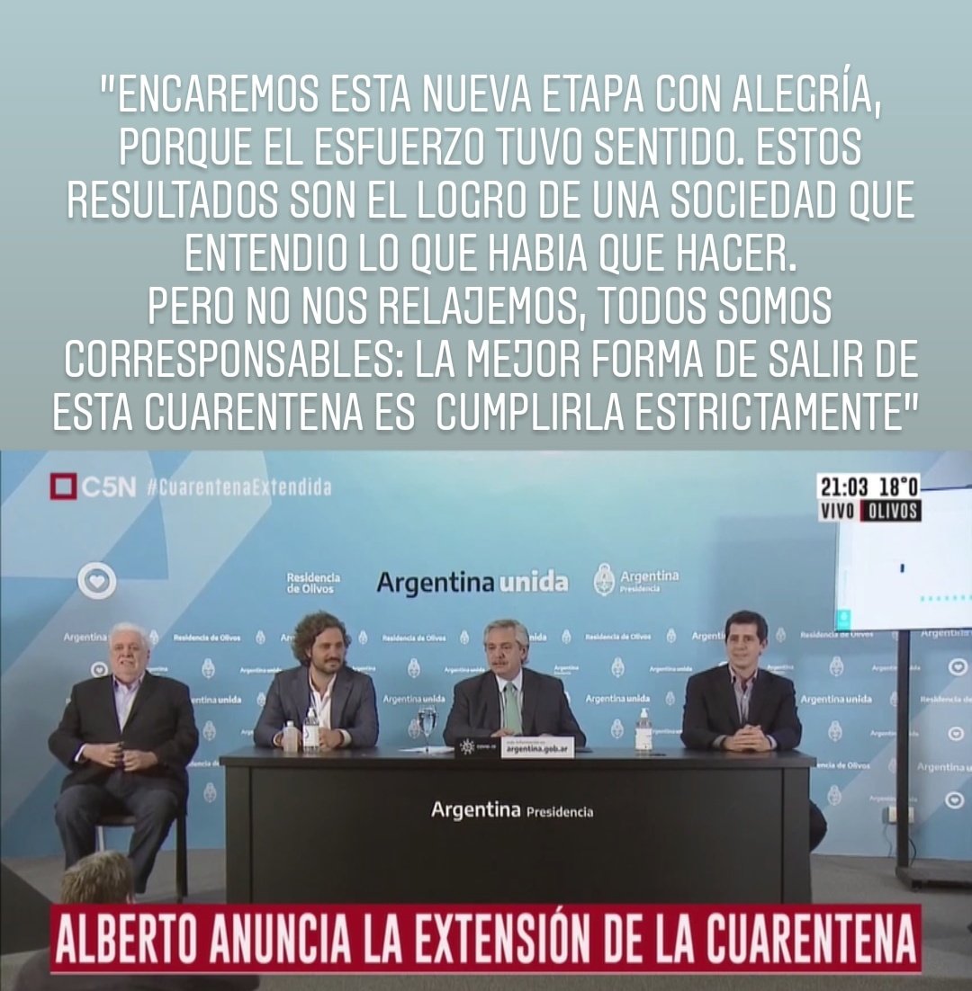 MazaAngeles's tweet photo. #CuarentenaExtendida @alferdez @SantiCafiero @wadodecorrido @ginesggarcia https://t.co/hkmV7nolA9