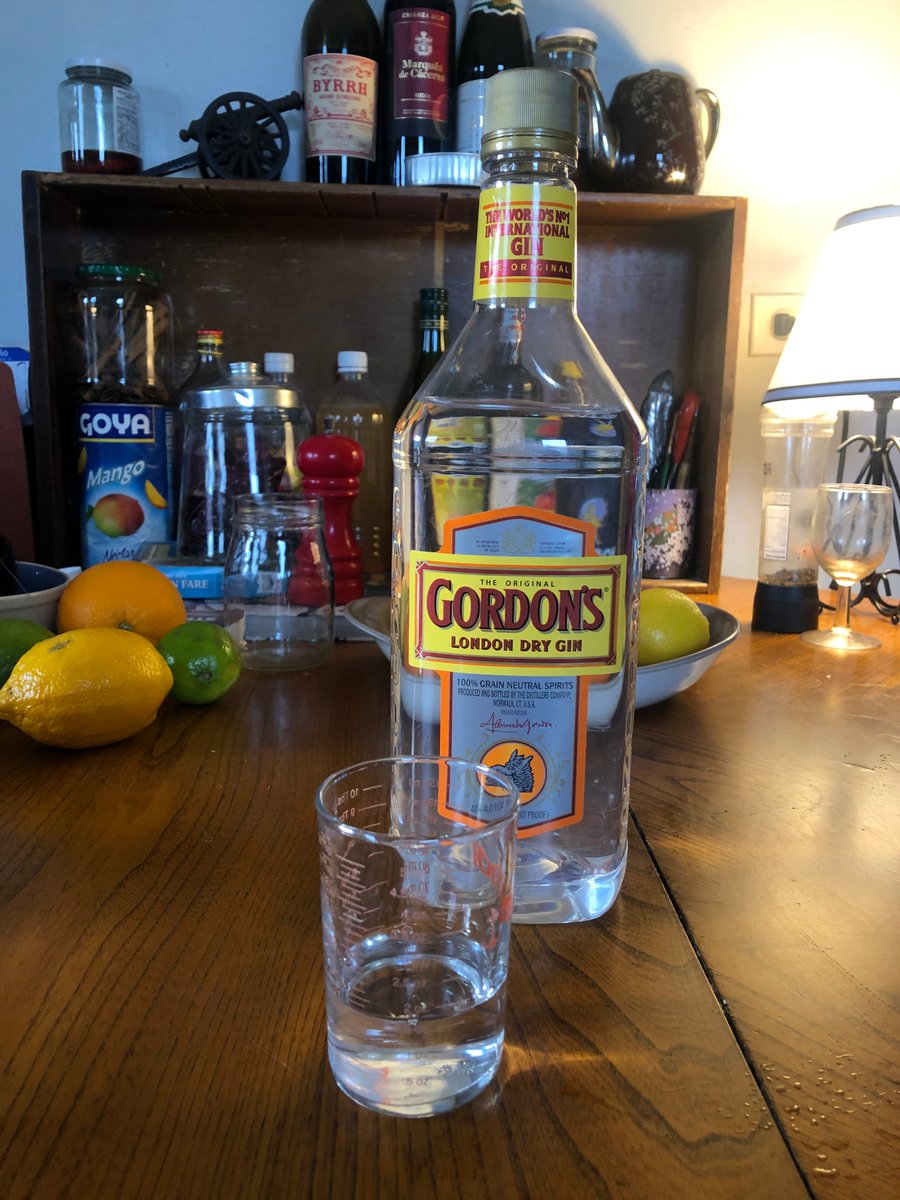 If you feel you're ready to begin in earnest, measure out two ounces of gin. (7/73)