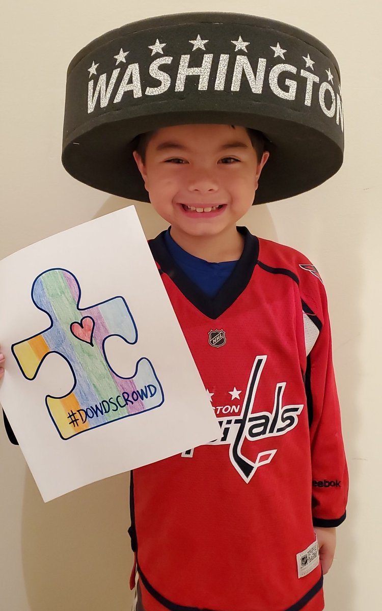 #DowdsCrowd #AustimAwareness #AustimAcceptance #MyDCMasterpiece @Capitals @JimmyDowder26 @paigemdowd