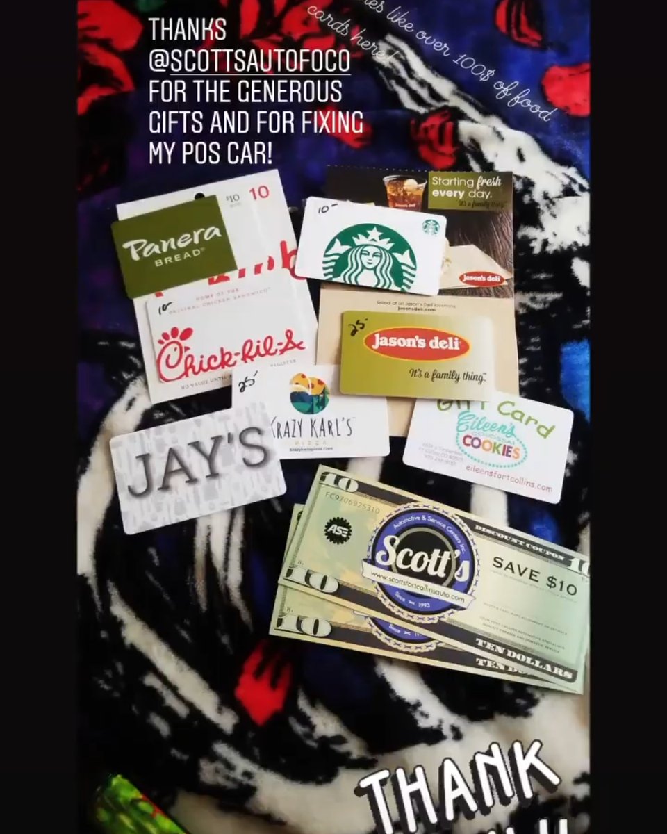 Check out how Scott's is helping the community #GIVEBACK with out new economic stimulus program! Get your car fixed, AND get gift cards to so many incredible local businesses in Northern colorado! 

Dont forget to tag us in your awesome gift card pictures!