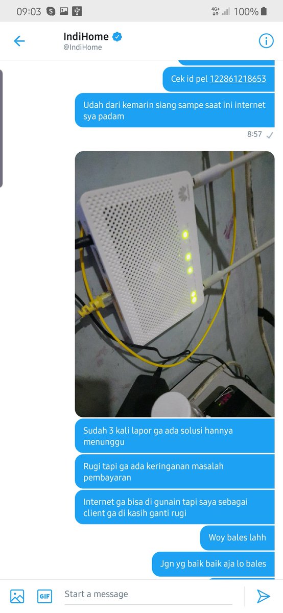 ivanafriansyah's tweet photo. @TelkomCare @IndiHome ni baca lah.... https://t.co/qNoyBumSdM