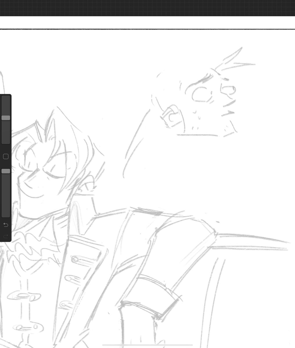 More really chef kiss sketches that just kinda sit there from my comics process, which is to sketch, abandon, and pick away at it 2 months later 