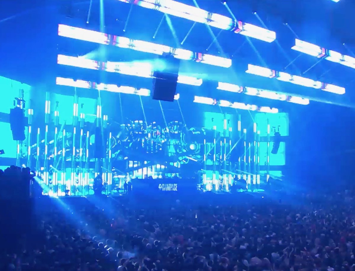 Excision's tweet photo. Who is watching my 2019 rampage set with me?? Live right now!

https://t.co/P5mHZ1ffLJ https://t.co/03ZlEIBpIb