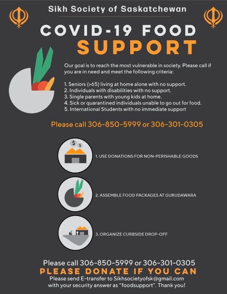 cgivancouver's tweet photo. Thanks #SikhSocietyofSaskatchewan for providing assistance to the people in need due to COVID-19

#StandWithOurStudents
#COVID19Help https://t.co/mUvZ6UiwMS