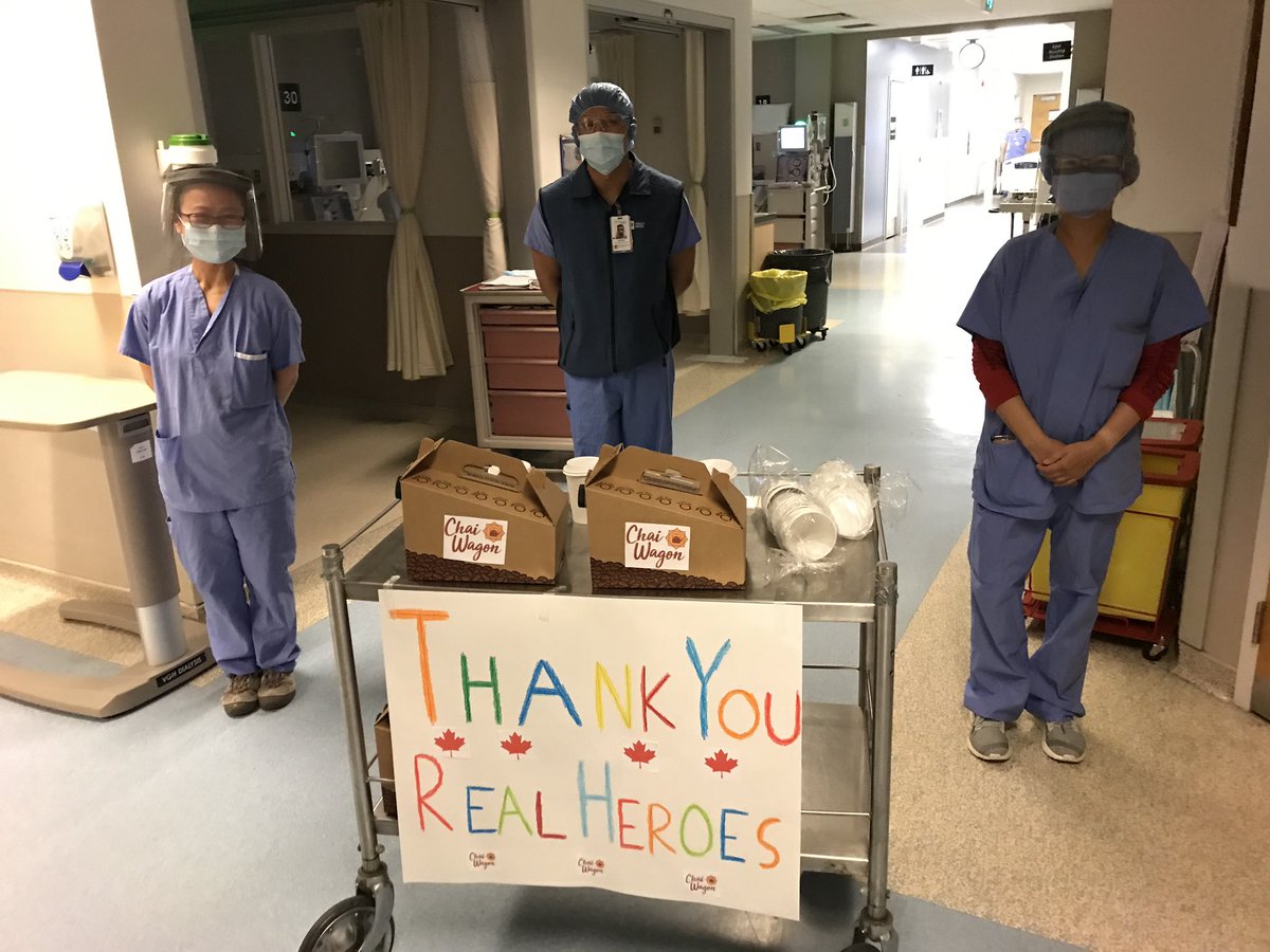 chaiwagon's tweet photo. 𝐆𝐑𝐀𝐓𝐈𝐓𝐔𝐃𝐄 ⁣
⁣
🙏Health care workers are the real life heroes in our society. 
⁣
We are so glad and humbled to be able to do our part in giving back. Chai Wagon will continue to feed front line workers going forward. ⁣
⁣ https://t.co/CLAQdjjRN4