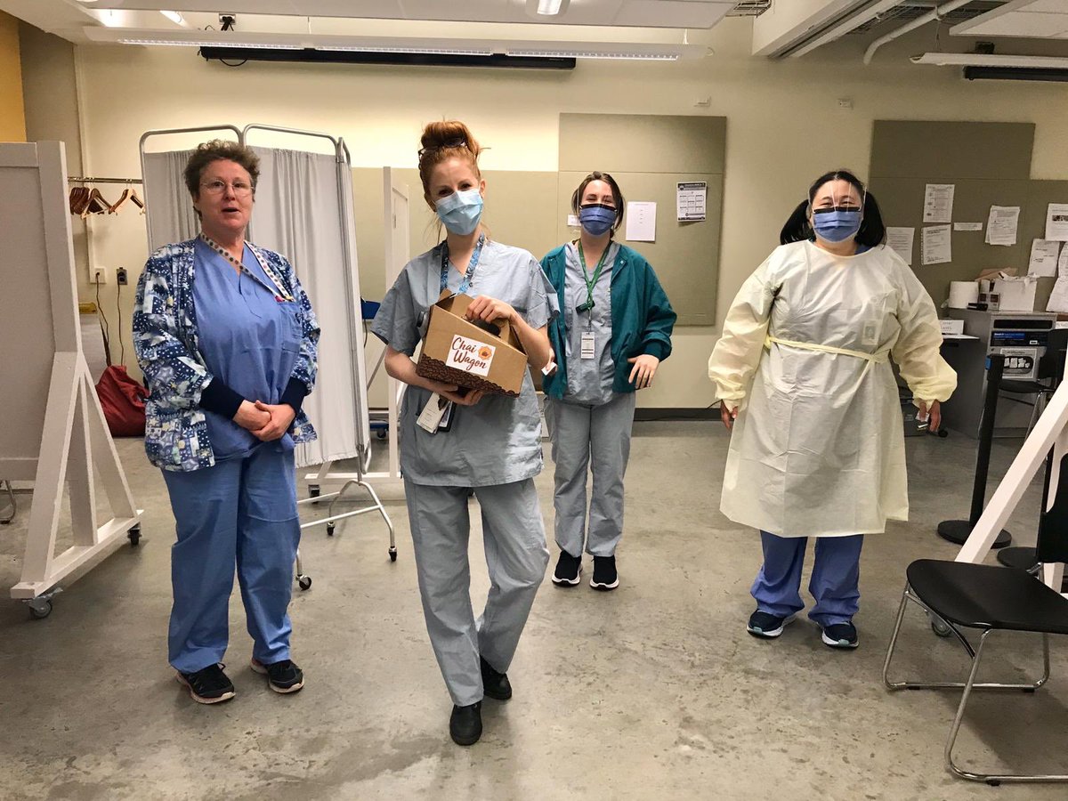 chaiwagon's tweet photo. 𝐆𝐑𝐀𝐓𝐈𝐓𝐔𝐃𝐄 ⁣
⁣
🙏Health care workers are the real life heroes in our society. 
⁣
We are so glad and humbled to be able to do our part in giving back. Chai Wagon will continue to feed front line workers going forward. ⁣
⁣ https://t.co/CLAQdjjRN4