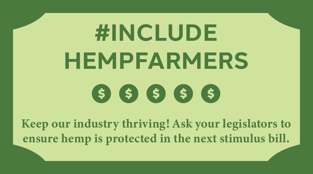 While agriculture was deemed essential during this national emergency, those within the hemp industry have been left to fend for themselves. Hemp is an agricultural commodity and we are simply asking to be protected as such! #IncludeHempFarmers