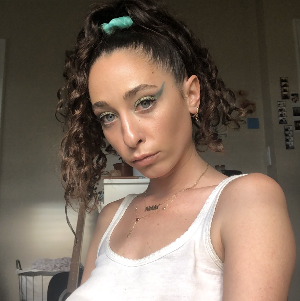 nikkifindel's tweet photo. it was only a matter of time before I started drawing on my face letโs be honest #selfisolationstation https://t.co/E7r0KjeS0n