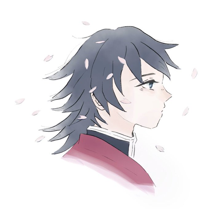 眠☁️さんがTwitterに投稿した冨岡義勇(鬼滅の刃)のイラスト。