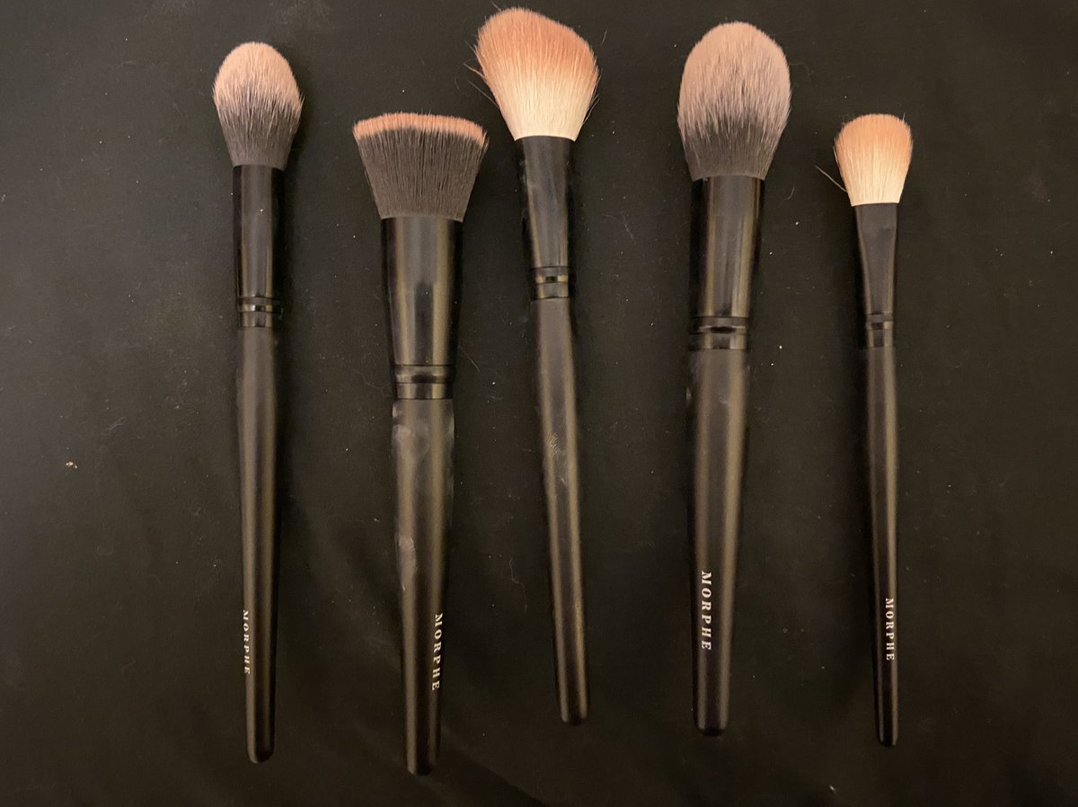 {brushes}pic 1: morphe face that beat face brush collectionpic 2, left to right: morphe all eye want eye brush collection, sephora beauty magnet eye brush, and an abh brush i got with a palette 