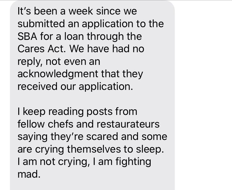 Thread: My brother Ben is a business owner whose life’s work is being destroyed right now. He texted me his thoughts about it. Proud of him.1/6