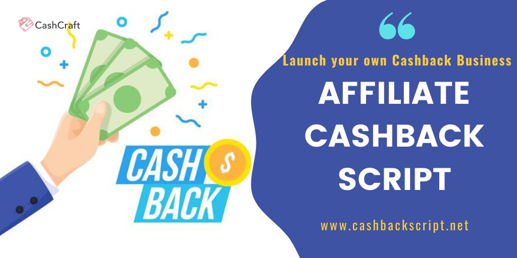 cashcraft_offl's tweet image. Launch your own Cashback site with the help of our #AffiliateCashbackScript at affordable Price &amp;gt;&amp;gt; Take a Look 👍  buff.ly/2YtY2Po

#AffiliateMarketing #Cashback #CashbackScript #CashbackWebsiteDevelopment #Brazil #Kiel #Brazil #Texas #Germany #europe #OnlineShopping