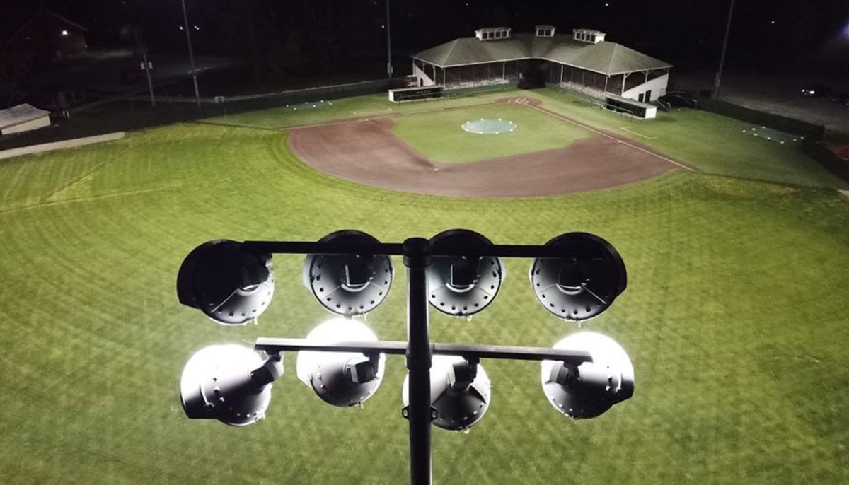 SEDALIASCHOOLS's tweet photo. In honor of #Classof2020 - especially spring sports athletes who saw final seasons over before they started … Lights at Tiger Stadium, Suzie Ditzfeld Field, Dey Field were shining bright tonight at 20:20 (8:20 pm) for 20:20 https://t.co/PsvWZf9h0c