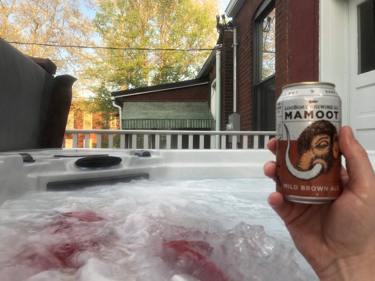 Hot tub and craft beer is what is getting me by during #COVIDー19. There’s no judgment during #quarantine, and we do what we gotta do to get by :)