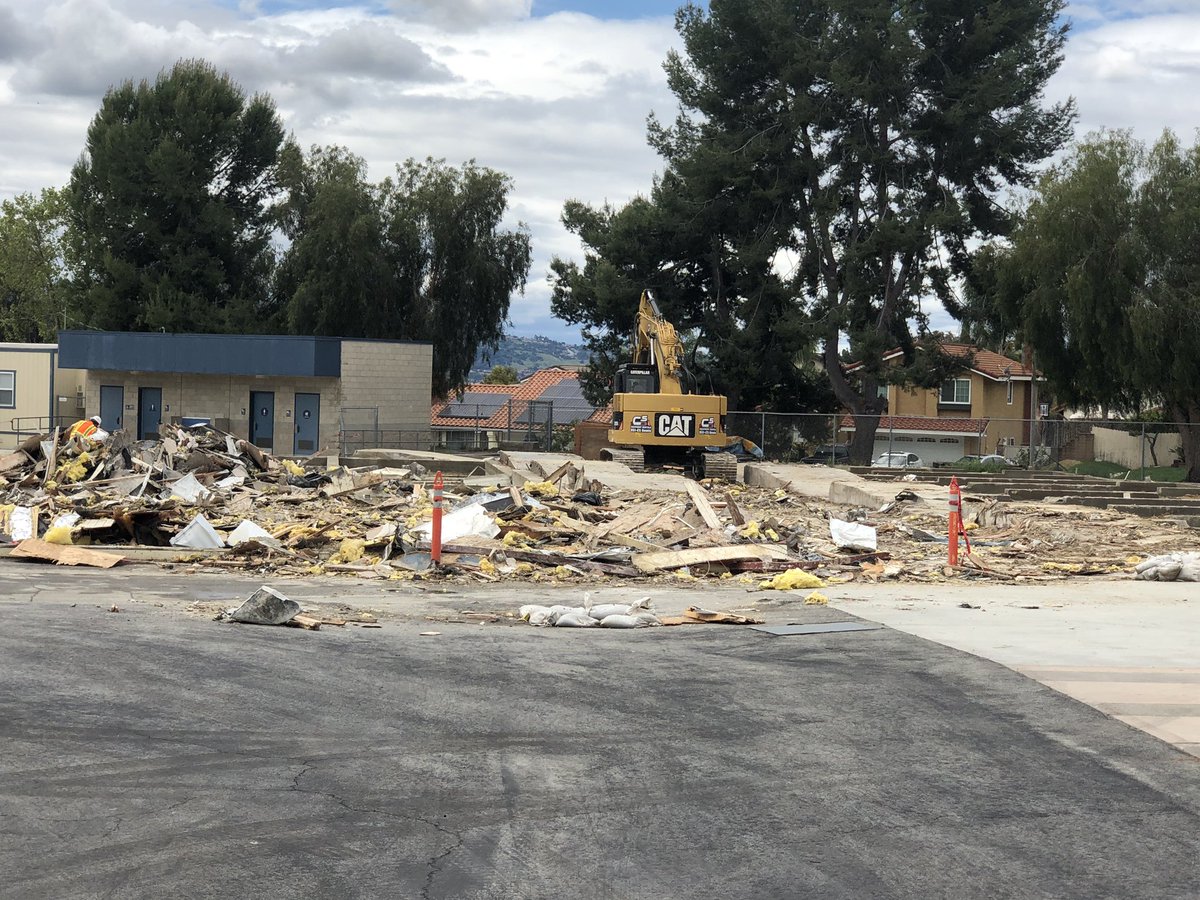 .<a href="/OswaltAcademy/">Oswalt Academy</a> project continued this week with the last portable of the 12 demolished today. Thank you <a href="/RowlandSchools/">Rowland Schools</a> community for supporting 2012 Measure R. <a href="/MrsDuldulao/">Anny Duldulao</a>