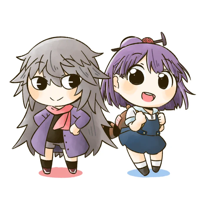 梓希ちゃんとチヱさん
#アリスギアお絵かき 