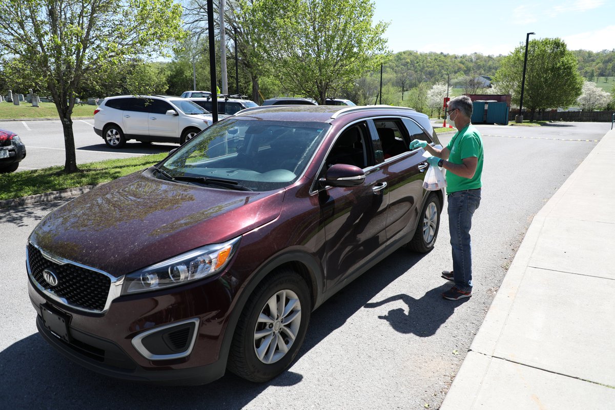 As of Thursday, April 10th, <a href="/andersontnsnp/">AC School Nutrition</a> has prepared and distributed 22,779 meals to students at our 5 food distribution sites!  You might notice in the pictures <a href="/TimTparrott/">Dr. Tim Parrott</a> somewhat resembles a bandit, but no worries his shirt tells us otherwise. #EveryStudentEveryDay