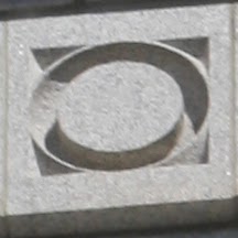 This is the Saturn Stone on the Salt Lake City Temple