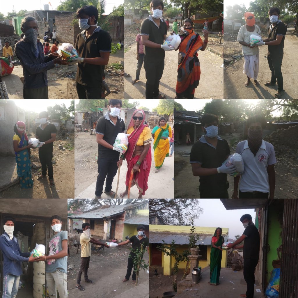 You fasted with us for us &amp;We distributed ration to the needy people on your name.Yesterday our <a href="/Nabhangan5/">Nabhangan Foundation</a> comrade Swapnil Distributed required ration to marginalised labourers &amp;needy ones from another interior village Pimparkhed khurd Near Jalna.  #rethinkvillages