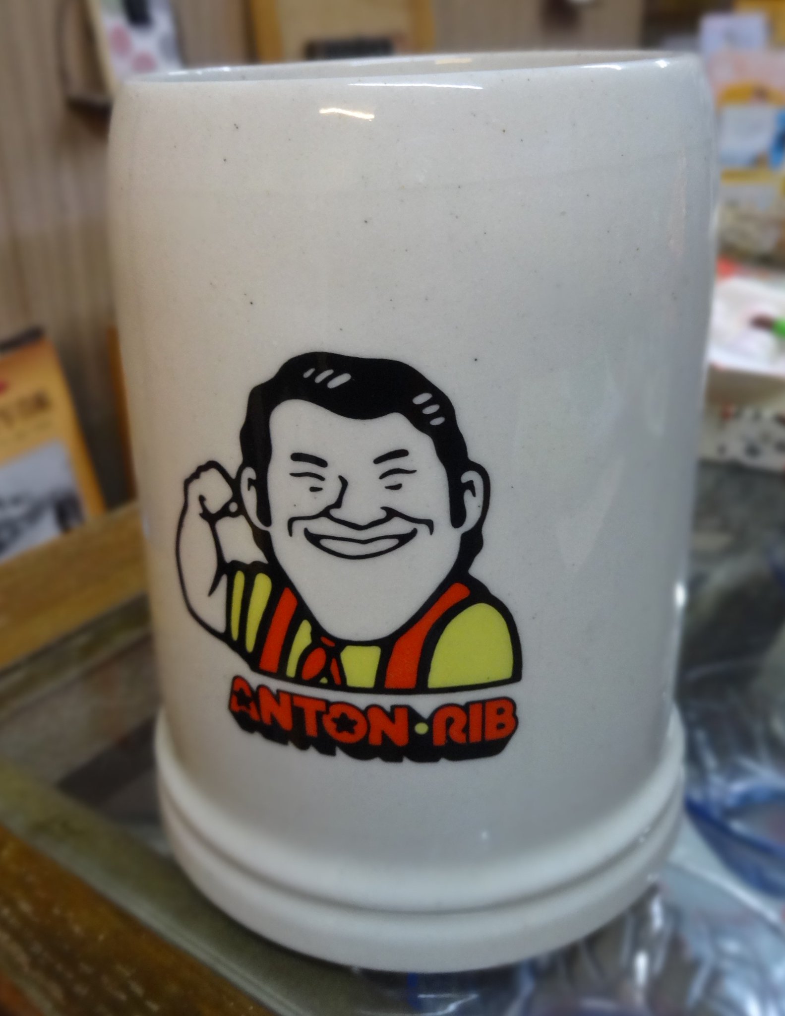 ANTON-RIB アントニオ猪木　デザートグラス Yahoo!オークション - アントンリブ アントニオ猪木 グラス2個