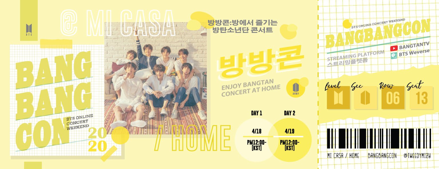 moonseon on twitter feel free download save it or print it out for your collection here s both jpeg and pdf of my bts online concert mock ticket jpeg https t co qjsgactpdy pdf