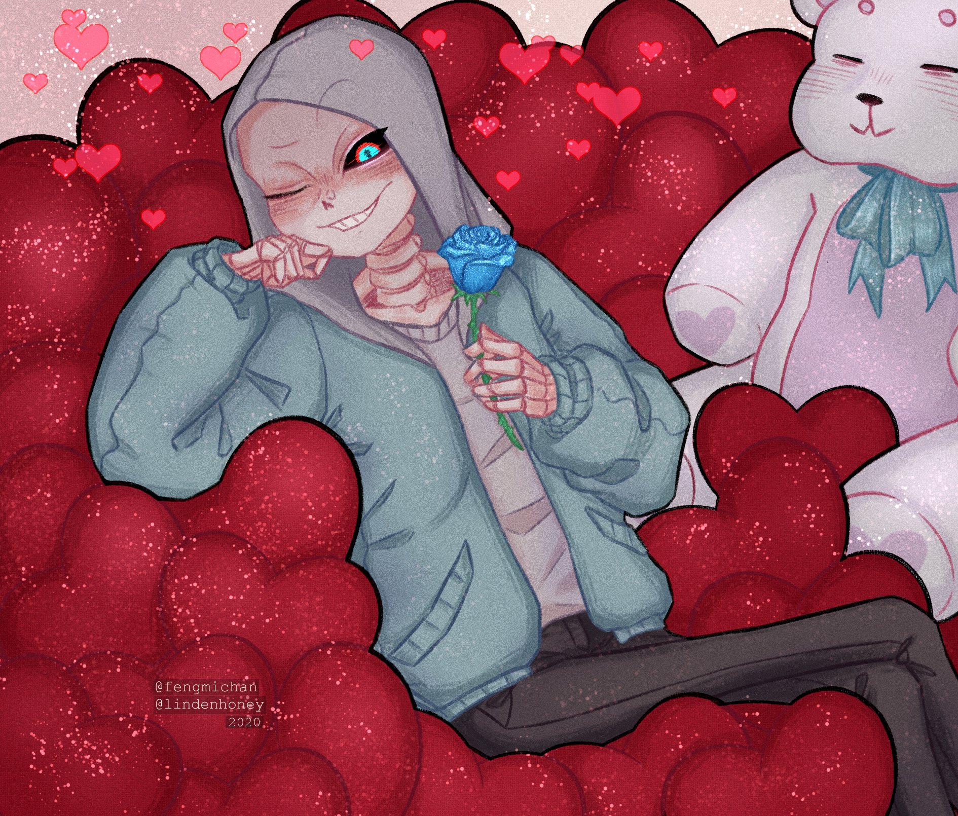 Санс с сердечком