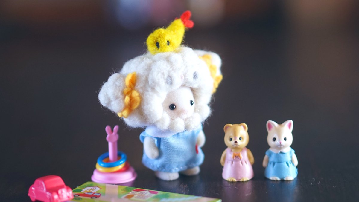 パープルさん در توییتر 可愛い 可愛い 世界一等賞 こぎみゅん今年もがんばろうね やぎちゃんもふもふ抜群に似合うね サンリオキャラクター大賞 こぎみゅん シルバニアファミリー 羊毛フェルト