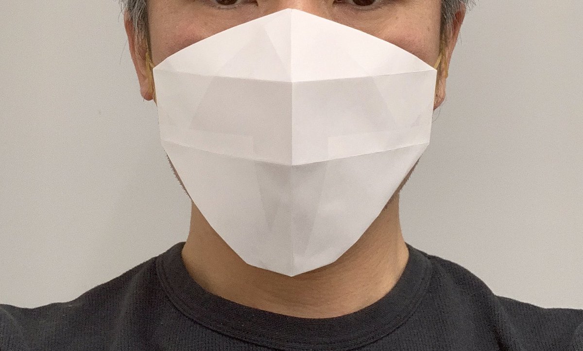 大村 卓 Taku Omura コピー用紙から作れる折り紙マスクです 身近な材料で誰でも作れることを目指しました で大人用2枚 子供用なら4枚作れます 動画 折り紙マスクの作り方 How To Make Origami Mask T Co Inruh3agky T Co Rpriech3am