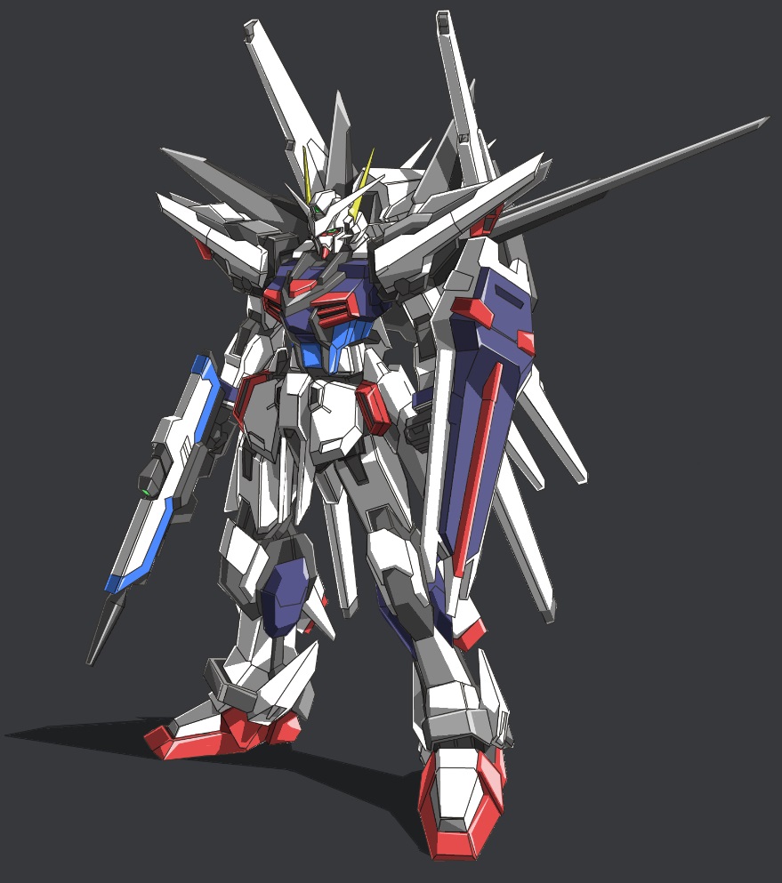 「#自粛中だからマイガンダムを晒そうぜ 
懐かしのストライクアカツキ 」|ゆーいち・オルタのイラスト