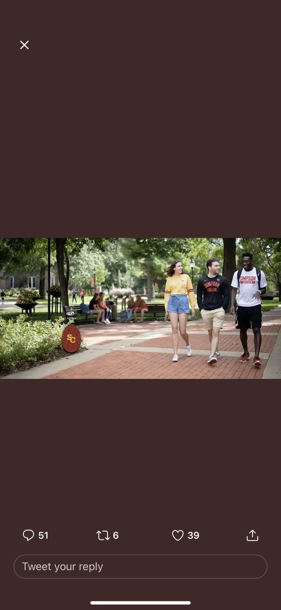 ElliottMeyer3's tweet photo. @SimpsonCollege https://t.co/fsQlZiL3vz