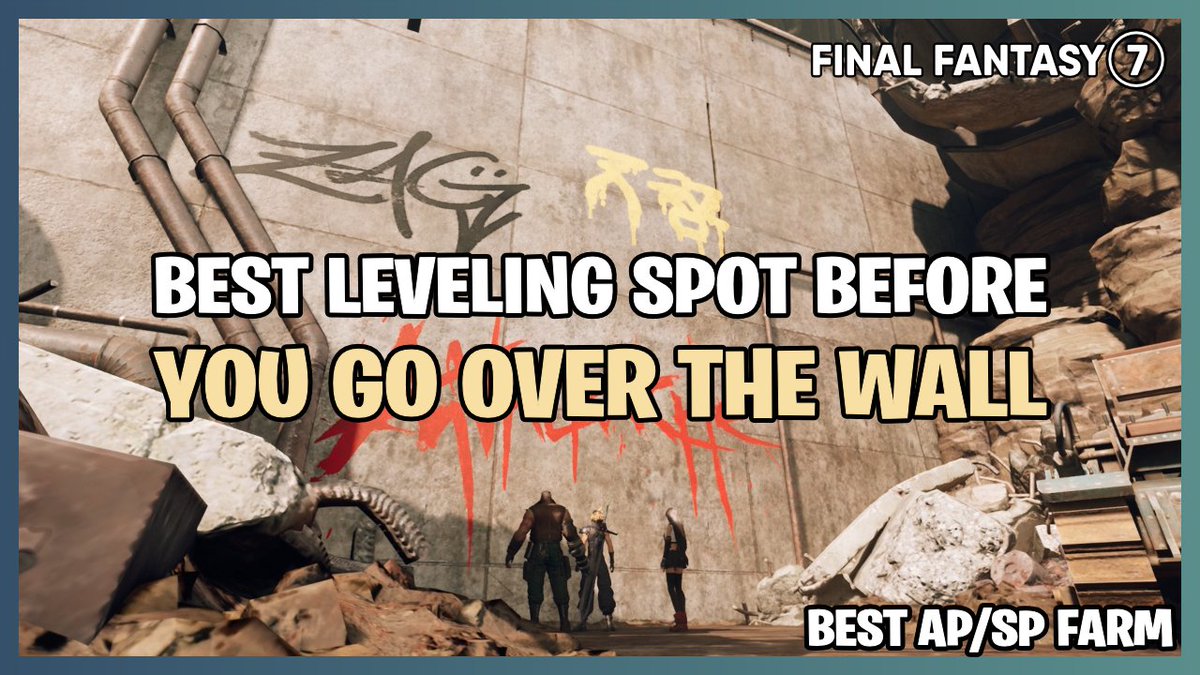 🎥 The BEST FF7 Remake Leveling Spot Before The Wall #FF7R 

▶️ WATCH: youtube.com/watch?v=Jr1CZz…