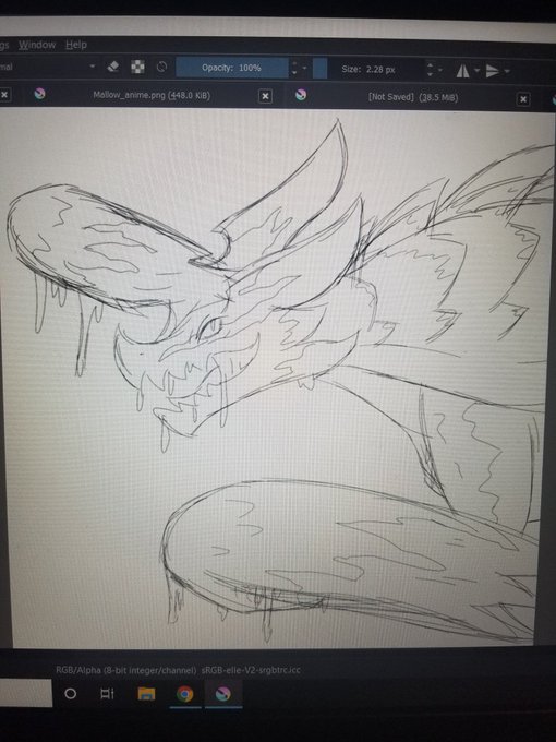 I am gonna finish it I just wanted to post the sketch here in case I mess it up :P 