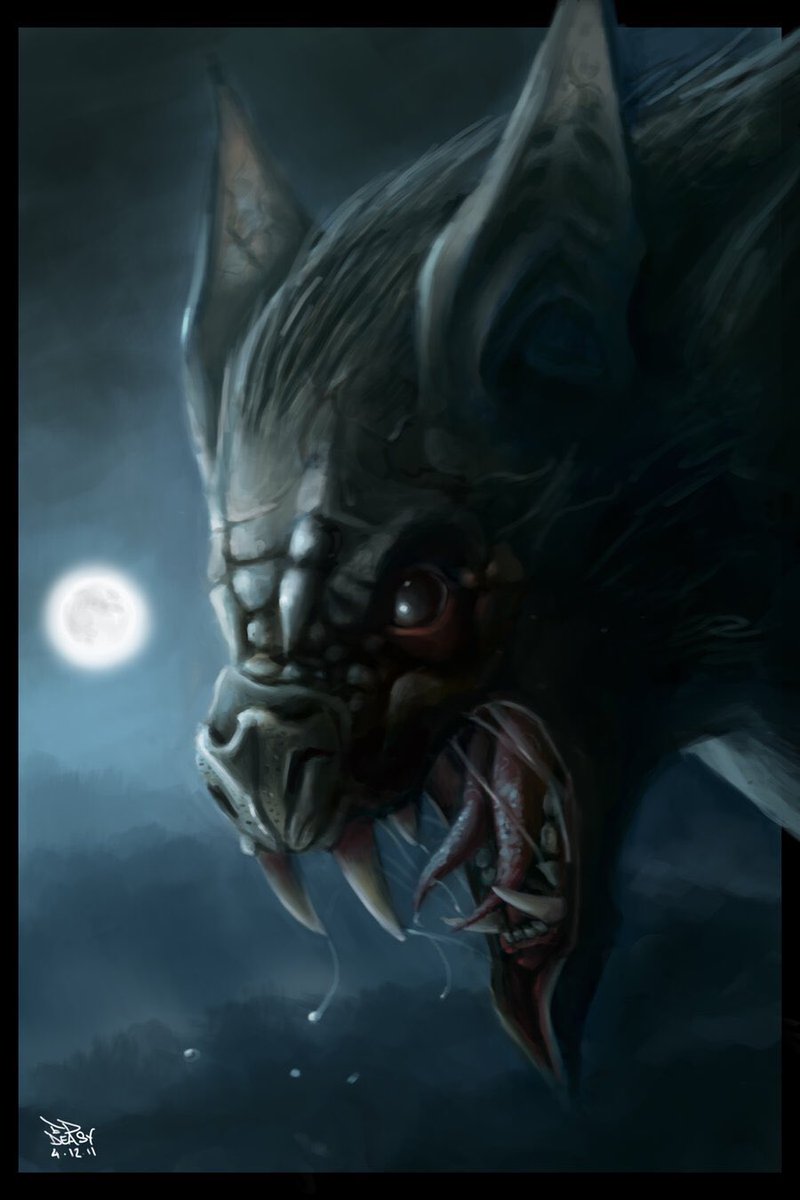 ArkhangeL's tweet photo. La aberración más grande es cuando se mezclan un Lobo y un Vampira. No permitáis que se les ensucie la raza queridos Lobos. Los Vampiros sólo quieren destruirlos y tomar vuestra sangre.
#PánicoSiniestro
#MarchOfHorror
#Horror #ArkhangeL
#Propaganda #LoveMicroHorror #MicroHorror https://t.co/IMBo1Z28Us