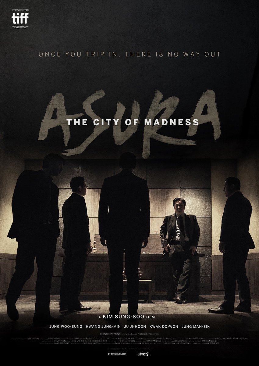 Asura: The City of Madness (2016), Action/CrimeA detective who has been doing all the dirty works for a corrupt mayor, finds himself entangled in a series of events when a prosecutor pressures him to cooperate in arresting the mayorA star-studded cast 