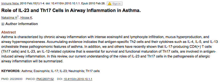 10/6)Chronic respiratory disease (esp COPD)COPD & neutrophilic asthma have much in common. For both, IL-17A levels are elevated in BAL, implicated in pathology, & anti-IL-17A is being explored as a therapeuticPMID 30383540/20565710/32172346 and many more