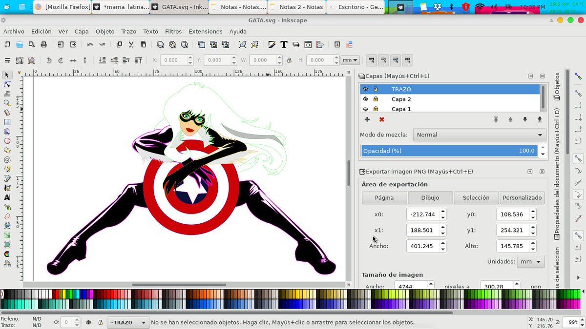 LeonDanArt's tweet photo. #PracticandoAndo  #Casual #ViernesSanto  en #Inkscape #Linux #ArchLinux #gataNegra #marvelcomics  #primeraprueba #colores   #cmyk  #rgb #artesVisuales #ArteGeek  #artedigital #vectorart #GraffArt  #disenografico #pixelart  #CambiandodeEstilo #NoSalgasdeTuCasa https://t.co/7vhw8ShDp1